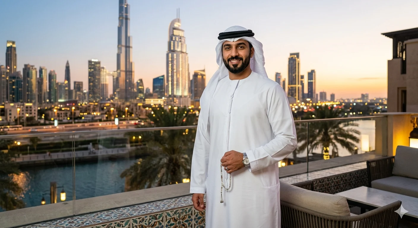 Luxury Emirati Kandora in premium breathable fabric – ideal for formal occasions | Dar Al Ahad